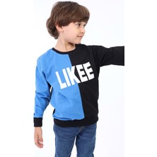 Toontoy Erkek Çocuk Iki Renkli Baskılı Sweatshirt