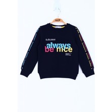 Toontoy Kız Çocuk Always Baskılı Sweatshirt