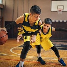 Xhltd Çocuklar Elastik Diz ve Dirsek Pedleri Spor Kol Kollu Için Spor Kolları Için Eklemler Için Dirsek Brace Basketbol Koşu Voleybol Tenis Dirsek | Elbow dizlik (Yurt Dışından)