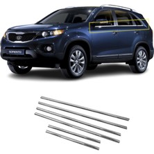 A&G Tuning Kia Sorento Krom Cam Çıtası 6 Parça 2009-2015 Arası P.çelik