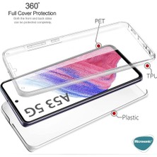 Microsonic Samsung Galaxy A53 5g Kılıf 6 Tarafı Tam Full Koruma 360 Clear Soft Şeffaf
