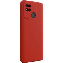 Microsonic Matte Silicone Xiaomi Redmi 10A Kılıf Kırmızı