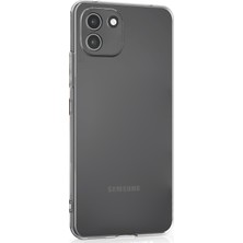 Microsonic Samsung Galaxy A03 Kılıf Transparent Soft Şeffaf