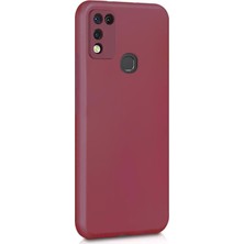 Microsonic Matte Silicone Infinix Hot 10 Play Kılıf Mor