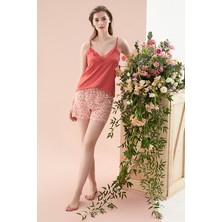 English Home Bubbles Viskon Kadın Pijama Takımı M Pembe