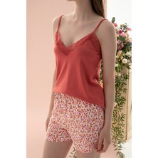 English Home Bubbles Viskon Kadın Pijama Takımı M Pembe