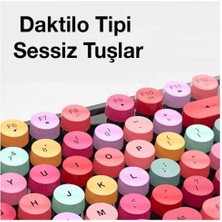 Coofbe Daktilo Tuşlu 2.4g Q Klavye Kablosuz Bluetooth Klavye Mouse Seti