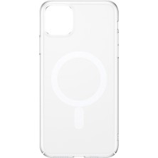 Baseus Crystal iPhone 11 Magsafe Silikon Kılıf + Tempered Ekran Koruyucu Set ARJT000802