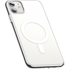 Baseus Crystal iPhone 11 Magsafe Silikon Kılıf + Tempered Ekran Koruyucu Set ARJT000802