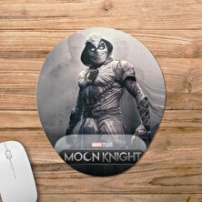 Pixxa Moon Knight - Marvel Bilek Destekli Mousepad Model - 1 Oval