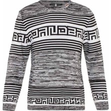 Cipo & Baxx BP104 Desenli Gri Çocuk Kazak