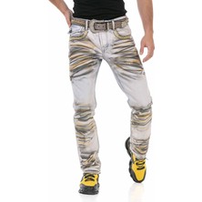 Cipo & Baxx CD733 New Stylish Boyalı Erkek Kot Pantolon