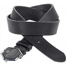 Cipo & Baxx CG194 Siyah Deri Kemer