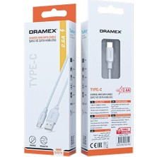 Dramex D26TK 2.6A Type-C – USB Şarj ve Data Kablosu