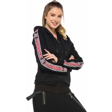 Cipo & Baxx WL211 Kapşonlu Fermuarlı Şeritli Spor Eşofman