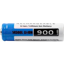 Orion 14500L 3.7V 900MAH Aa Lityum Iyon Şarj Edilebilir Kalem Pil