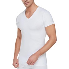 Tutku 107 V Yaka Kısa Kol Fanila Erkek Atlet