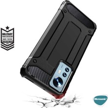 Microsonic Xiaomi Mi 12 Kılıf Rugged Armor Gümüş