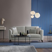 Enza Home Grace 2'li Koltuk - Krem