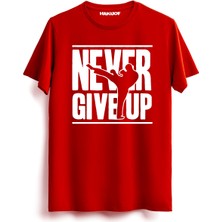 Hakuof Never Give Up Tişört