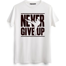 Hakuof Never Give Up Tişört