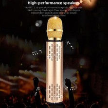 Xinh Taşınabilir Bluetooth Karaoke Mikrofon Kablosuz Profesyonel Mic Ev Ktv El Mikrofon Singing Kaydedici iPhone iPad Için Mikrofonlar (Yurt Dışından)