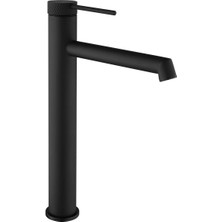 Fontana FJ-1025 Yüksek Lavabo Bataryası Mat Siyah