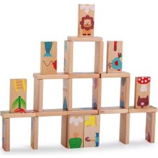 Xinh Ahşap Hayvan Eşleştirme Oyunu Montessori Eğitim Jielong Domino Kayın Jigsaw Yapı Taşları Çocuk Aydınlanma Oyuncak Hediyeler | Domino (Yurt Dışından)