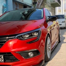 Sts Oto Aksesuar Renault Megane 4 Batman Yarasa Ayna Kapağı Piano Black Abs Plastik
