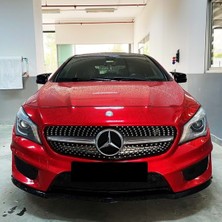 Sts Oto Aksesuar Mercedes Benz Cla W117 2013-2017 Batman Yarasa Ayna Kapağı Piano Black Abs Plastik