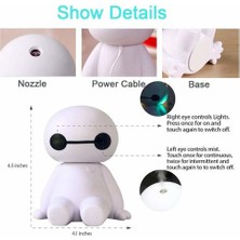 Xinh Nemlendirici USB Aroma Difüzör Baymax Serin Mist Nemlendirici (Yurt Dışından)