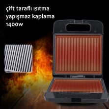 RAF Kapalı Izgara Biftek Fritöz Çok Fonksiyonlu Sandviç Waffle Makinesi Panini Grill Yapışmaz Kaplamalı Plaka Elektrikli Izgara (Yurt Dışından)