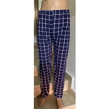 Öztürk Şendil  Penye Kareli Pijama Alt