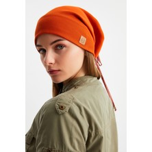 Butikgiz Kiremit Kadın Pamuklu Kaşkorse, Terletmez, Ultra Hafif ve Yumuşak Ipli Şapka Bere