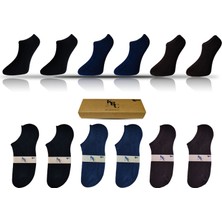 KBC Socks 6'lı Erkek Dikişsiz Bambu Spor Bilek Çorap Seti