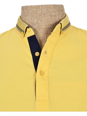 Cengiz İnler Polo Yaka Düz Slim Fit Erkek T-shirt