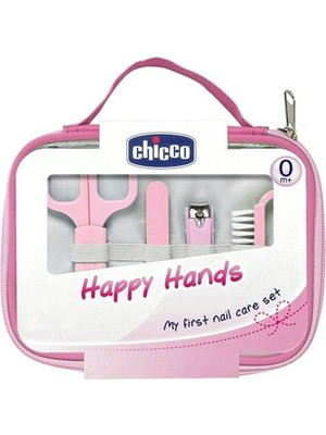 Chicco Tırnak Bakım Seti Pembe 0-3 Yaş İçin Hipoalerjenik Malzeme ile Güvenli Bakım