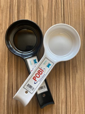 Pobi Kepçe ve Kaşık Altlığı Kirli Kaşık Altlığı Siyah Beyaz 2 Adet