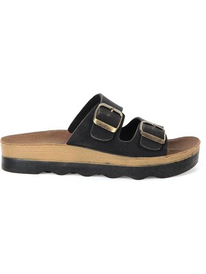 Ayakcenter 35132 Polero Günlük Kadın Düz Terlik