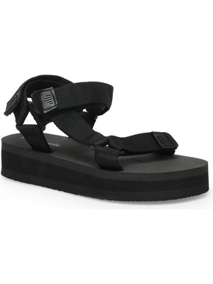 Polaris 401257.Z2FX Siyah Kadın Sandalet