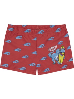 Slipstop Çok Renkli Erkek Çocuk Şort Mayo SM22120202 Beach Boys Trunk