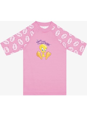 Slipstop Baskılı Çok Renkli Kız Çocuk T-Shirt ST21110038 Tweety T-Shirt