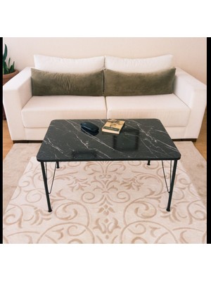 Wood İdea 60 x 90 cm Metal Ayaklı Orta Sehpa