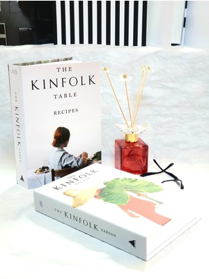 Saccura Dekor Dekoratif Kitap Kutusu Kinfolk Model 2'li Set Kitap Kutu