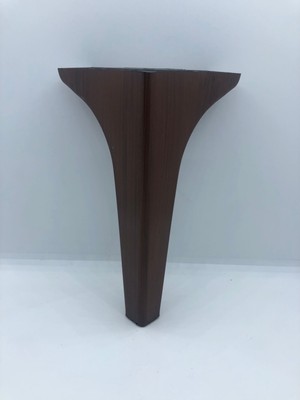 Plastik,19*10*10 cm Ceviz Koltuk,ünite,berjer,mobilya Ayağı (4 Adet)