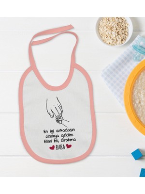 Bk Kids Pembe Bebek Mama Önlüğü - Model 105