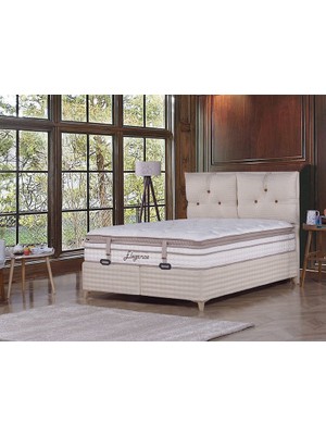Tutku Yatak Elegance Dinamik Yay Sistemli Yatak+Baza+Başlık Seti