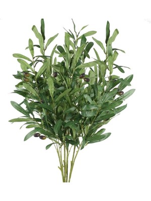 Nettenevime Yapay Zeytin Dalı 4 Adet Uzun Dallı 90CM 6 Meyveli