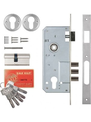 Kale 2000 Silindirli Bilyalı Dış Kapı Kilidi 45MM