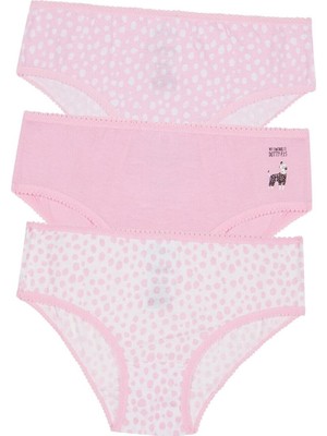 Penti Kız Çocuk Çok Renkli Dalmatian 3'lü Slip Külot